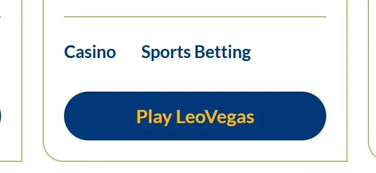 Play LeoVegas button on the iGaming Ontario directory card