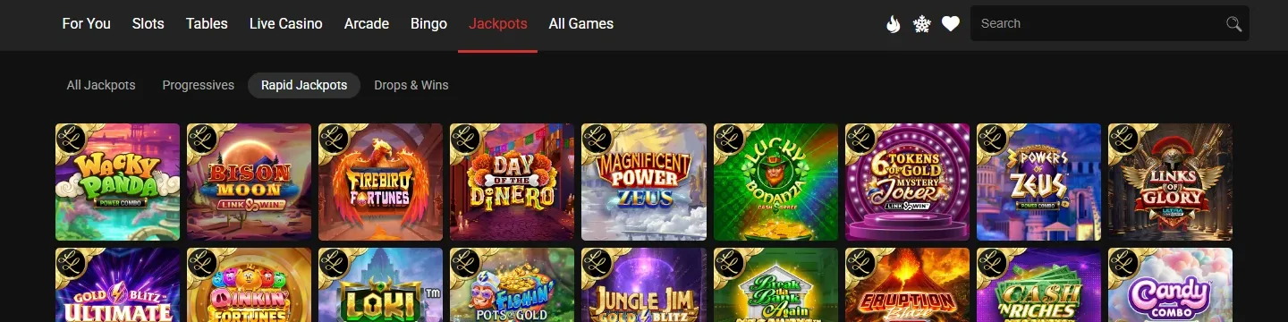 Daily jackpot games with countdown timers